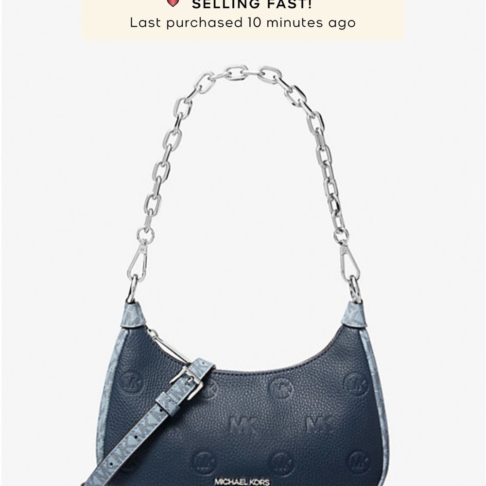 SOLD!!! NWT Michael Kors Cora Embossed Purse. 
1 more (blue color) purse left.